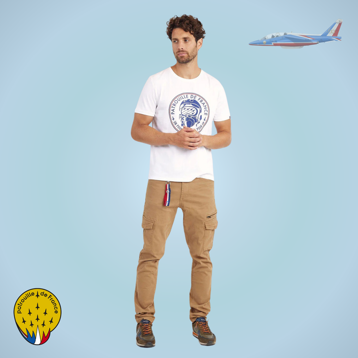 PAF Tee Shirt "Vendome National" - Blanc