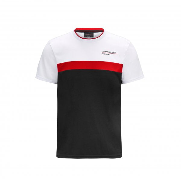 Porsche Motorsport T-Shirt FW Colour Block - Pau Motors Shop