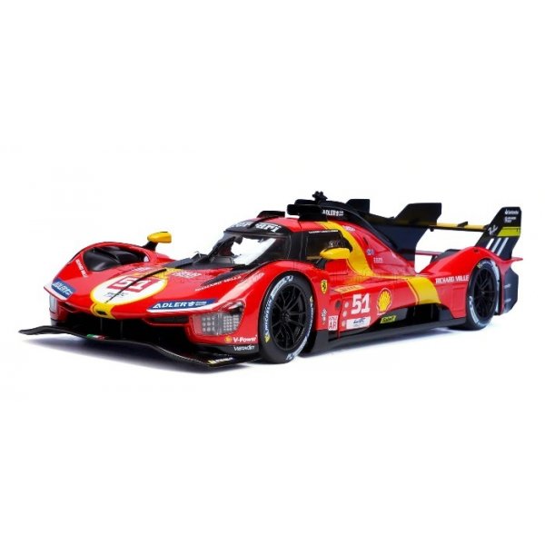 Scuderia Ferrari 499P Turbo V6 Team Ferrari AF Corse N°51 VAINQUEUR 24H DU MANS 2023 SIGNATURE - Pau Motors Shop