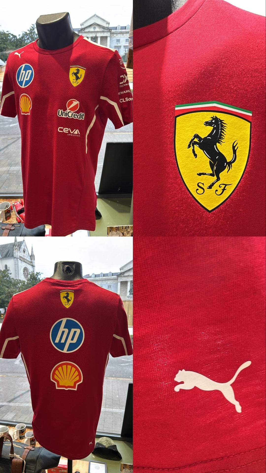 Scuderia Ferrari Tee Shirt Team 2025 Junior - Pau Motors Shop