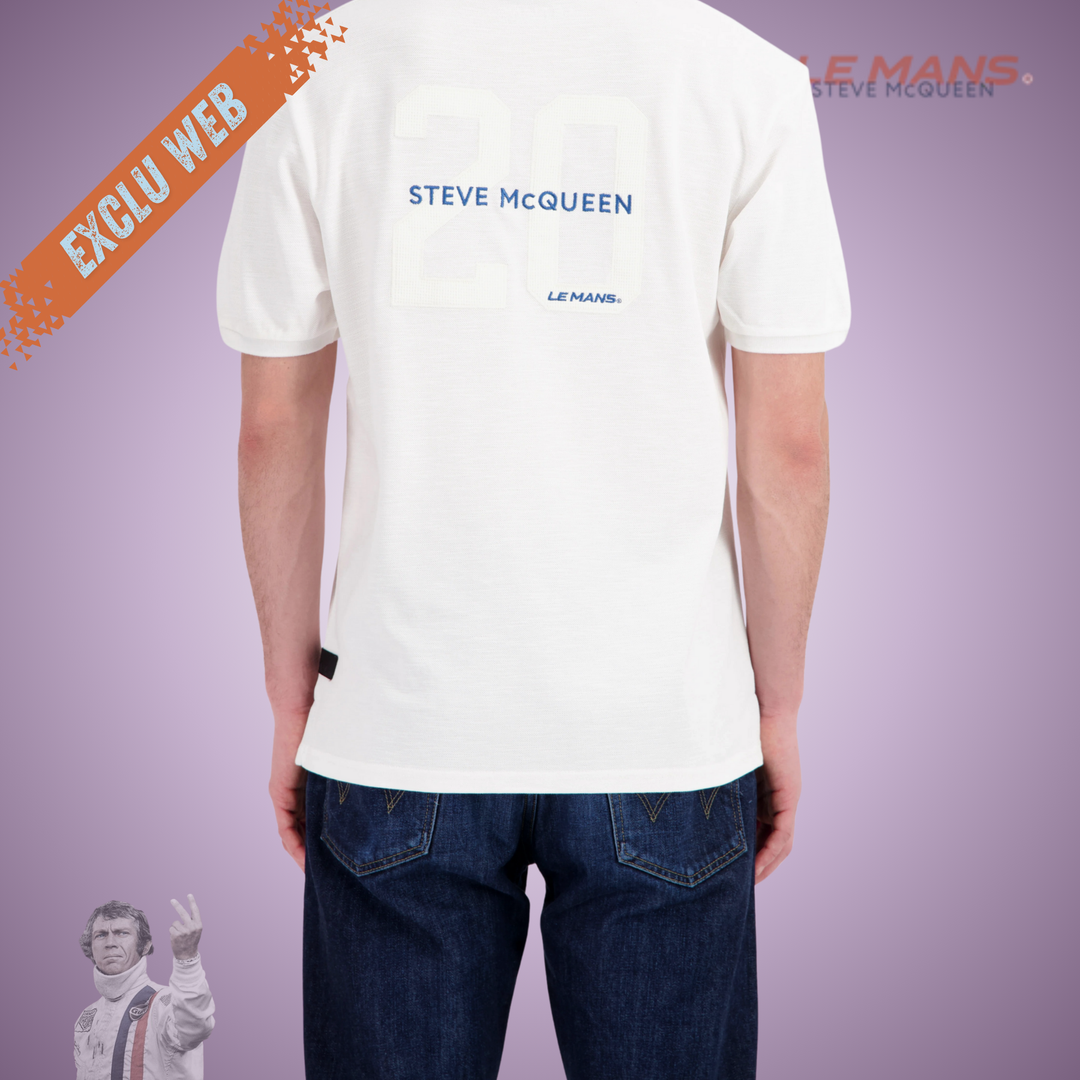 SMQ Polo MC 20 - ECRU - Du S au 3XL
