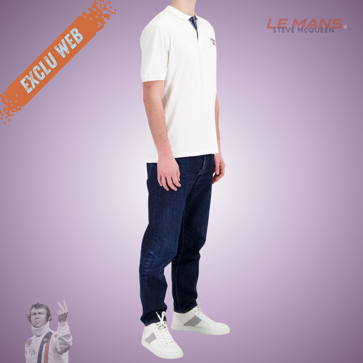SMQ Polo MC 20 - ECRU - Du S au 3XL