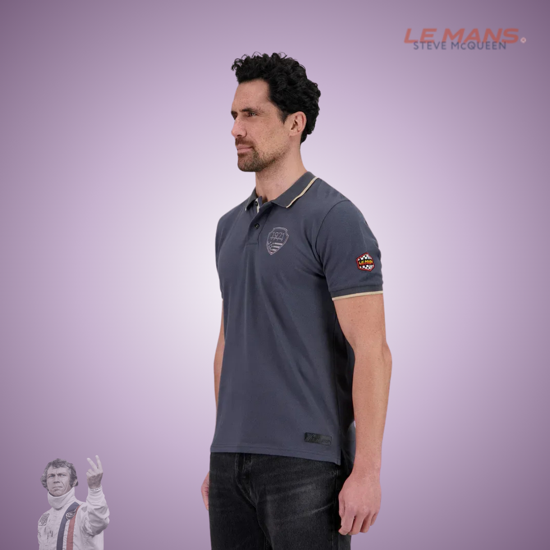 SMQ Polo "Speed" - Jet Black