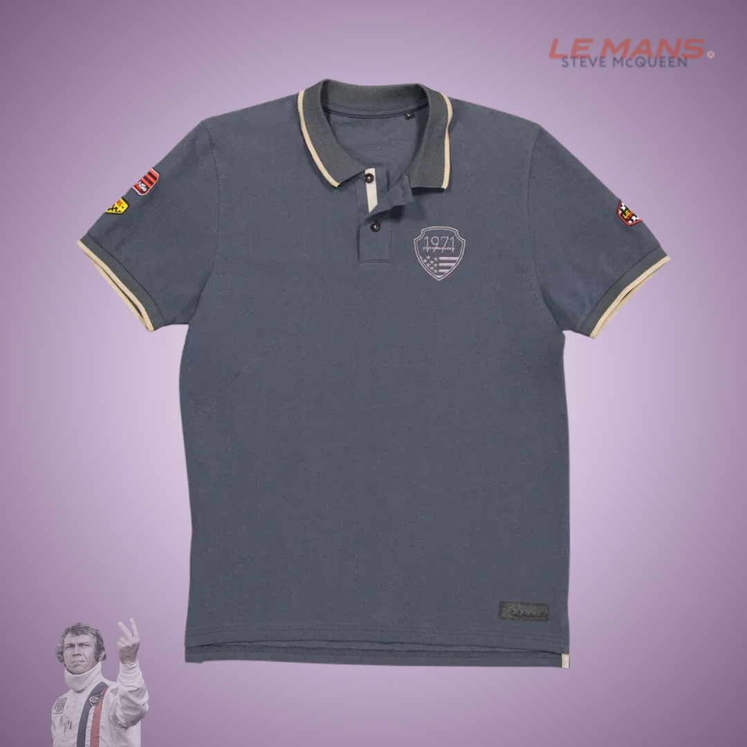 SMQ Polo "Speed" - Jet Black