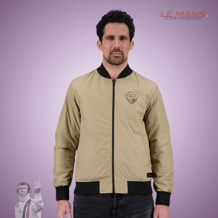 SMQ Bomber "Reverso" - Noir/Argile - Pau Motors Shop