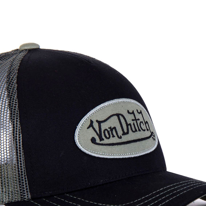 Affirmez votre look avec VD Casquette COL - Noir/Kaki - Taille unique Ajustable - Esprit Pilote