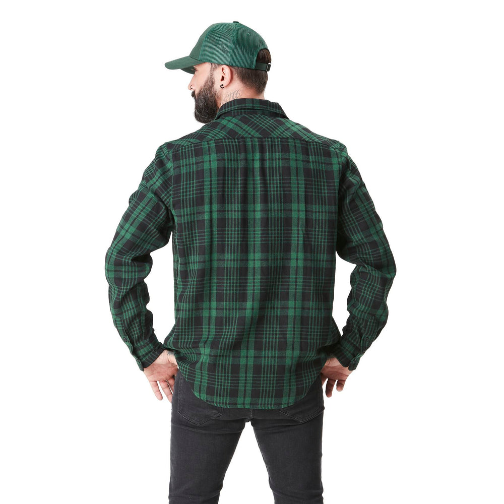 VD Chemise Flanelle à Carreaux JACK - VERT - Pau Motors Shop