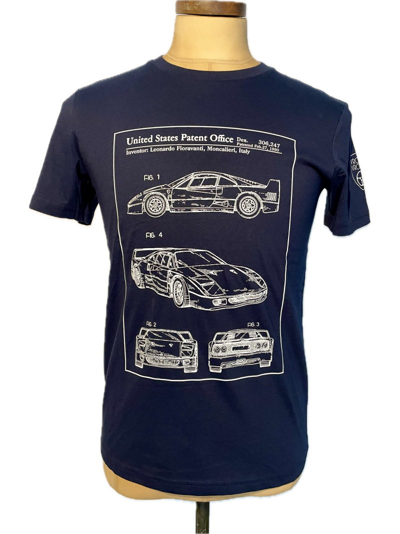 Affirmez votre look avec Vroom Vroom Tee Shirt F40 - 100% Coton Bio organique Quoi de mieux que la mythique F40 pour sublimer ce t-shirt , automobile mythique que chaque enfant des 90´s avait sur ses murs de chambre en poster. C’est la première Supercar d