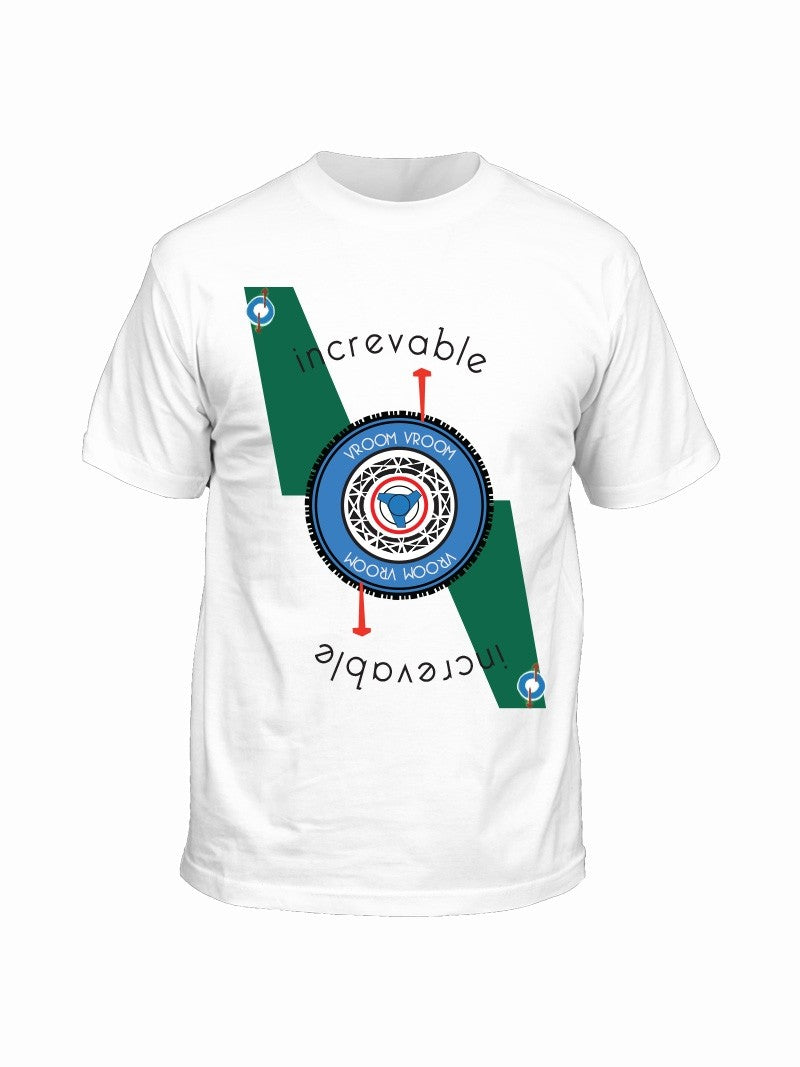 Affirmez votre look avec Vroom Vroom Tee Shirt INCREVABLE - Jersey Chiné 100% Coton T-shirt en coton biologique vegan (certifié GOT, FWF), imprimé en France Durant nos longues soirées d'hiver, nous avons si souvent pratiqué ce jeu de carte consistant à at